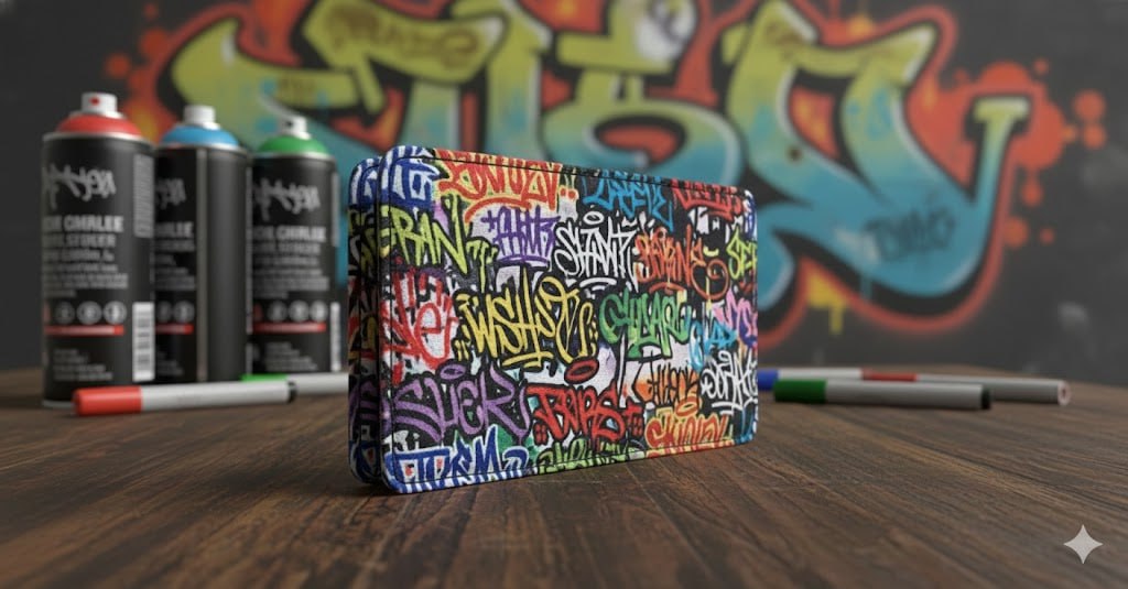Street Spray Edition: กระเป๋าสตางค์ลายกราฟฟิตี้สุดแนว