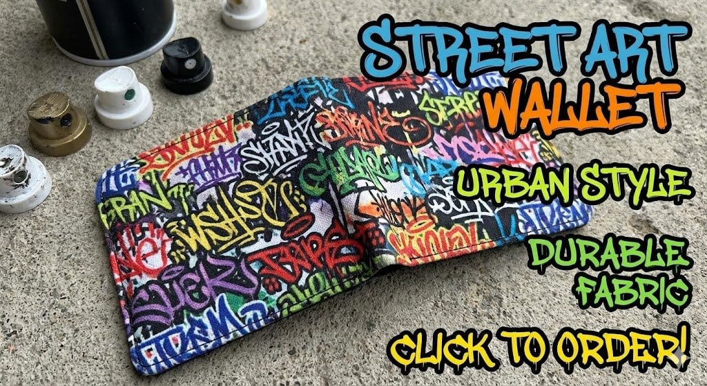 Street Spray Edition: กระเป๋าสตางค์ลายกราฟฟิตี้สุดแนว
